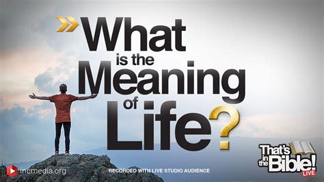 What's the meaning of life. Things To Know About What's the meaning of life. 